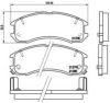 BREMBO P 24 024 Brake Pad Set, disc brake